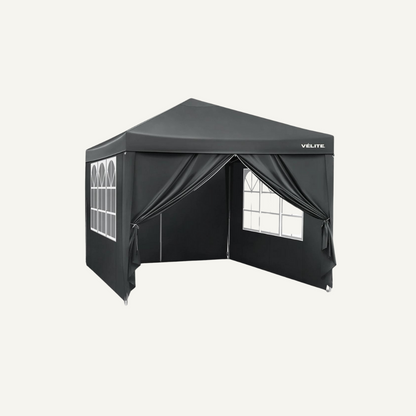 partytent 3x3 grijs - 800D waterdicht doek