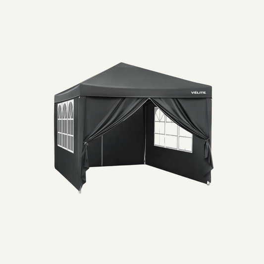 partytent 3x3 grijs - 800D waterdicht doek
