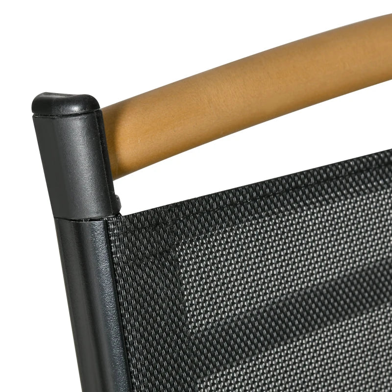 Outsunny opvouwbare tuinset 7 stuks