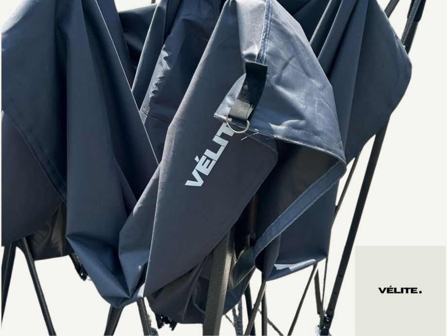 Partytent 6x3 grijs - 800D waterdicht doek