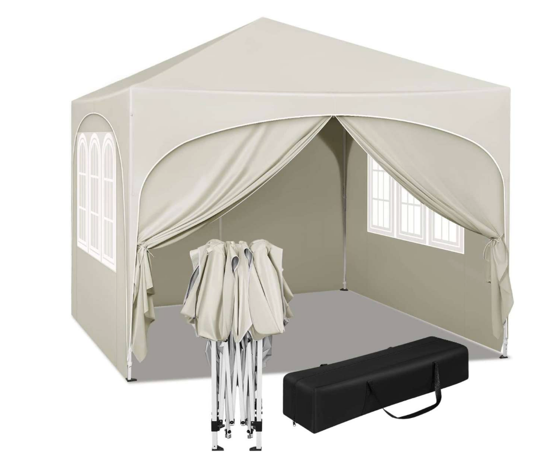 Easy up partytent 3x3m beige