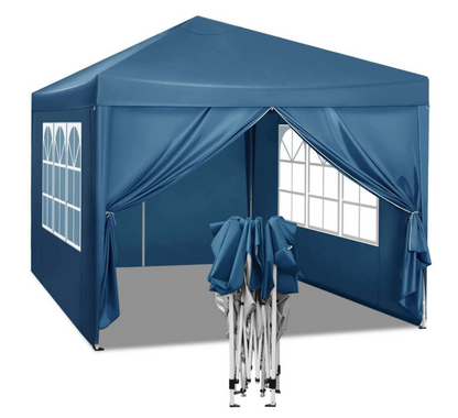 Easy up partytent 3x3m blauw