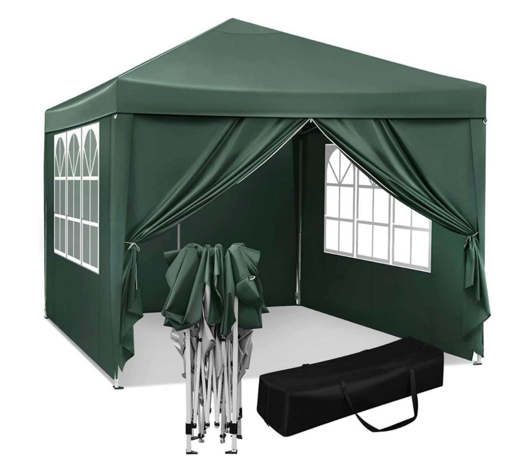 Easy up partytent 3x3m groen