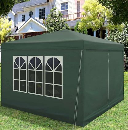 Easy up partytent 3x3m green