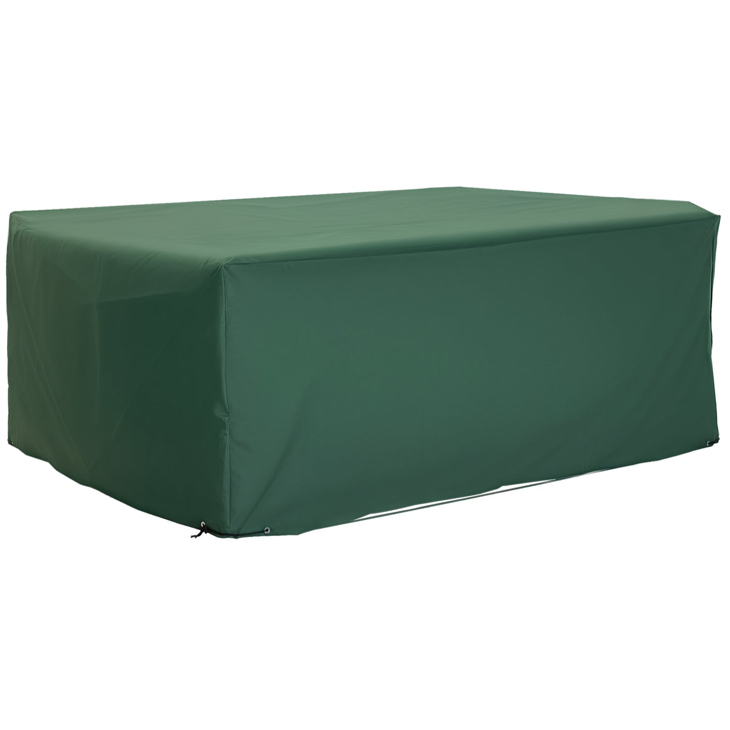 Outsunny beschermhoes voor tuinmeubelen, 600D Oxford stof, groen, 210 x 140 x 80 cm