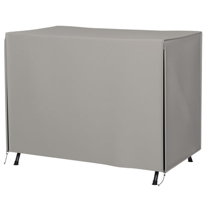 Outsunny beschermhoes voor tuinschommel, scheurvast, weerbestendig, Tex-Lock systeem, 205x124x164 cm, grijs