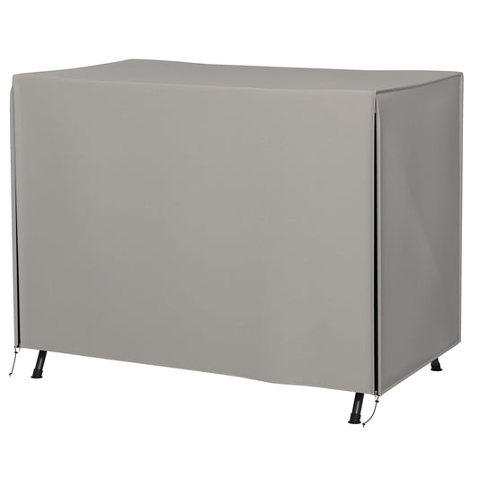 Outsunny beschermhoes voor tuinschommel, scheurvast, weerbestendig, Tex-Lock systeem, 205x124x164 cm, grijs